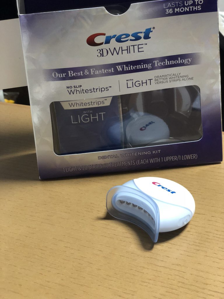 Crest 3d Whitening Ledライト付きホワイトニングキット Yojibee